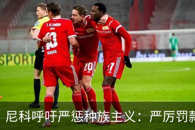 尼科呼吁严惩种族主义：严厉罚款+追究刑责+精准识别